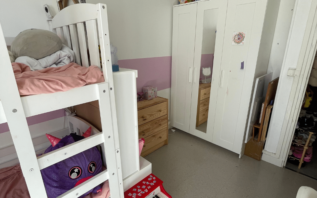 Réoganisation d’une chambre d’enfants 